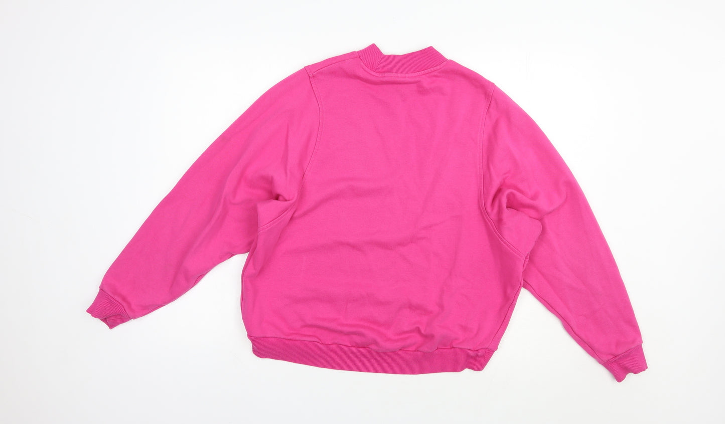 FILA Womens Pink  Cotton Pullover Sweatshirt Size S  Pullover