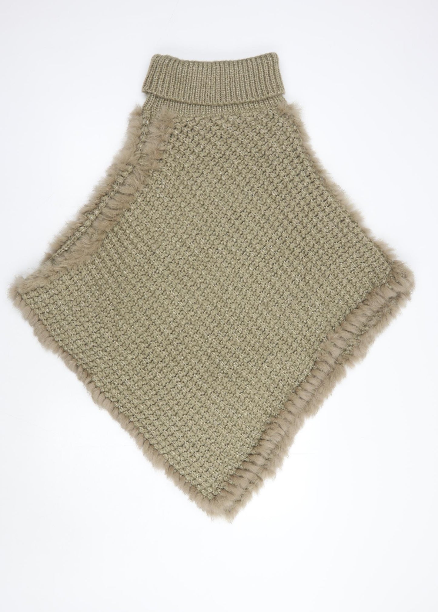 Rino&Pelle Womens Beige   Overcoat Poncho One Size