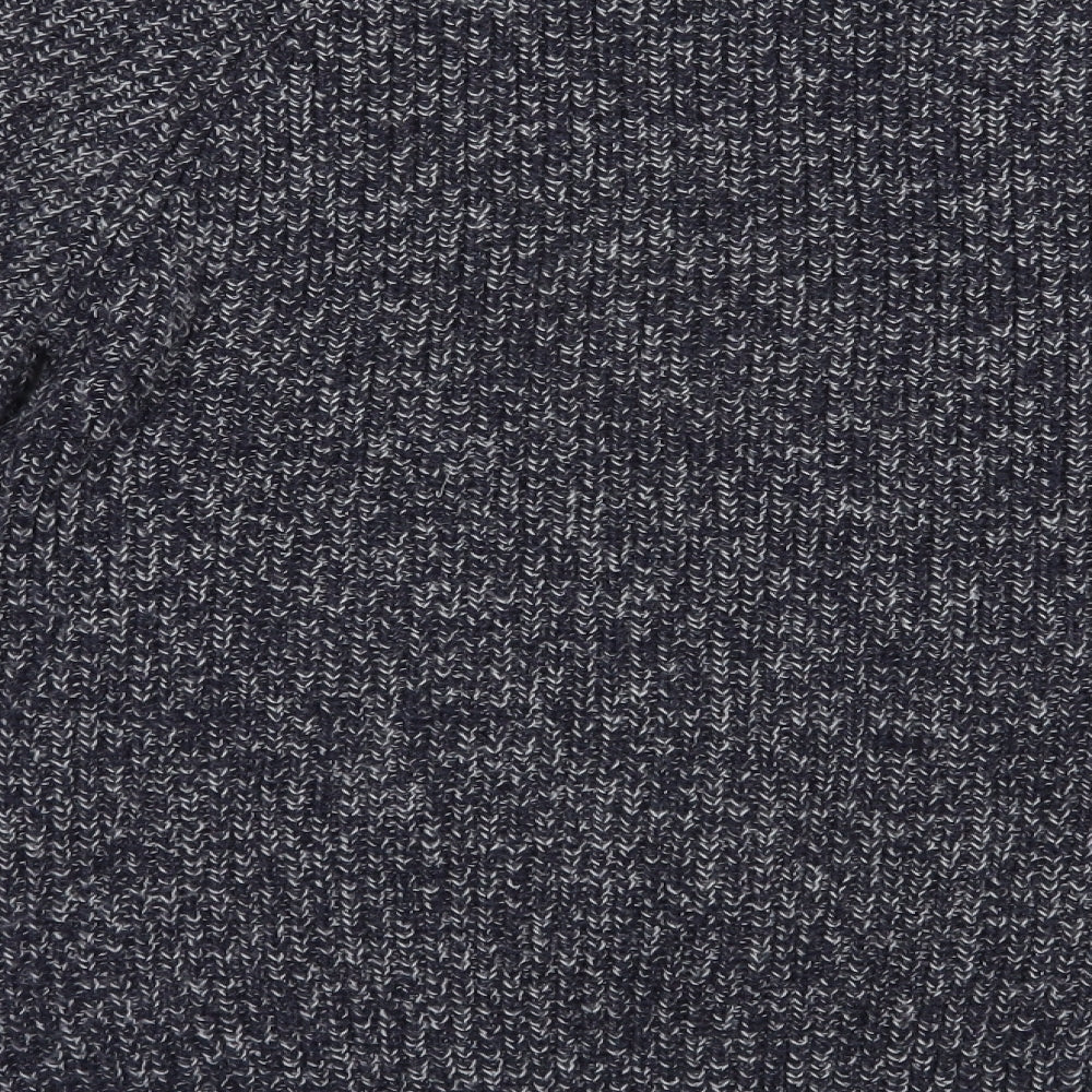 Dunnes Stores Mens Blue Crew Neck  Acrylic Pullover Jumper Size M