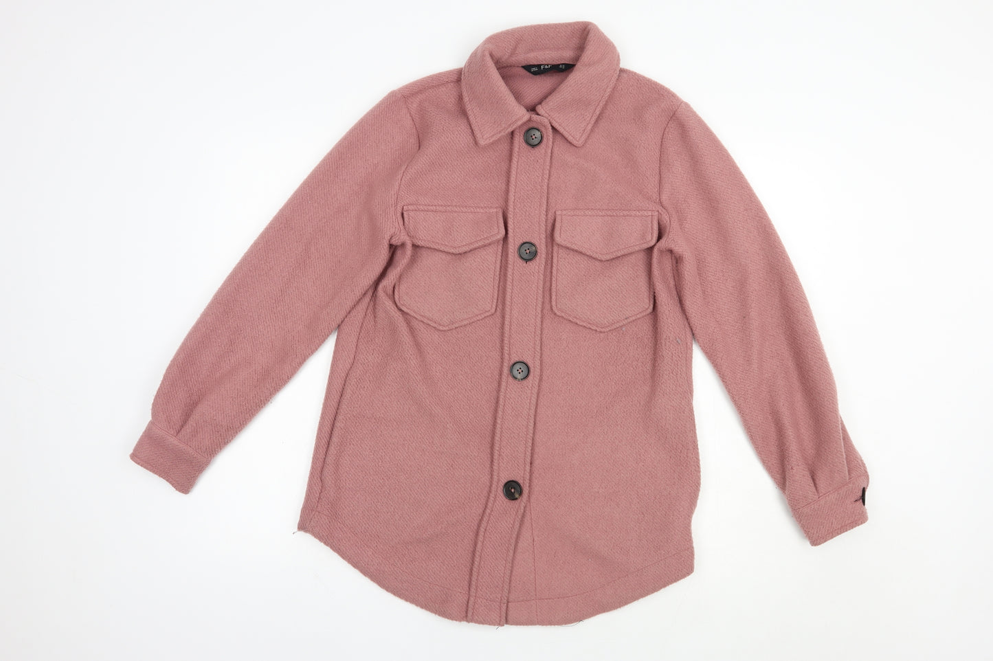 F&F Womens Pink   Jacket  Size XS  Button