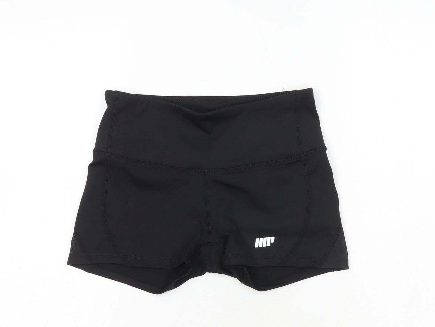 My Protein  Womens Black  Polyester Sweat Shorts Size S L4 in Regular