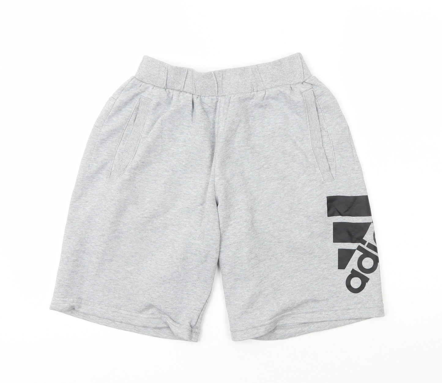 adidas Mens Grey   Sweat Shorts Size S L16 in Regular