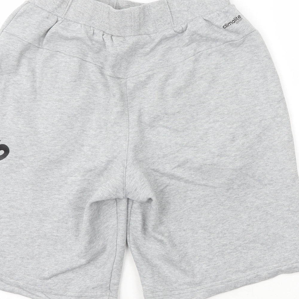 adidas Mens Grey   Sweat Shorts Size S L16 in Regular