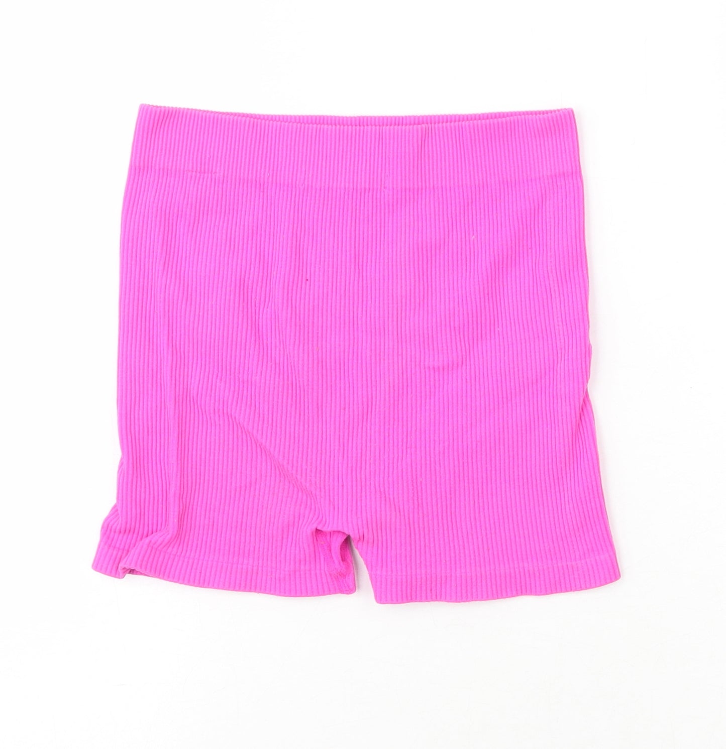 Dunnes  Womens Pink  Polyester Sweat Shorts Size XS L4 in Regular
