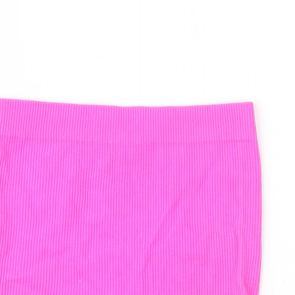 Dunnes  Womens Pink  Polyester Sweat Shorts Size XS L4 in Regular