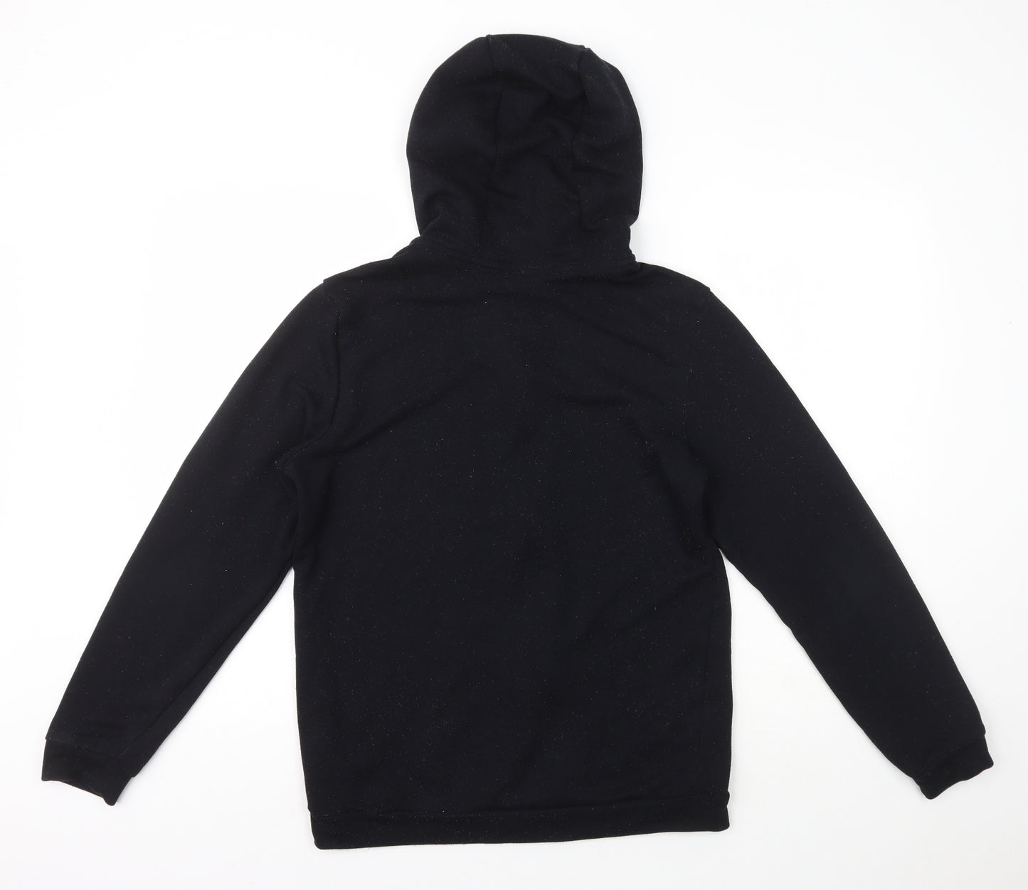 Nike Mens Black  Polyester Full Zip Hoodie Size S