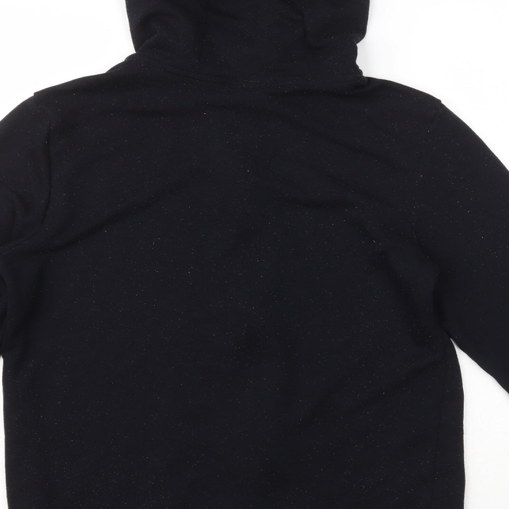 Nike Mens Black  Polyester Full Zip Hoodie Size S