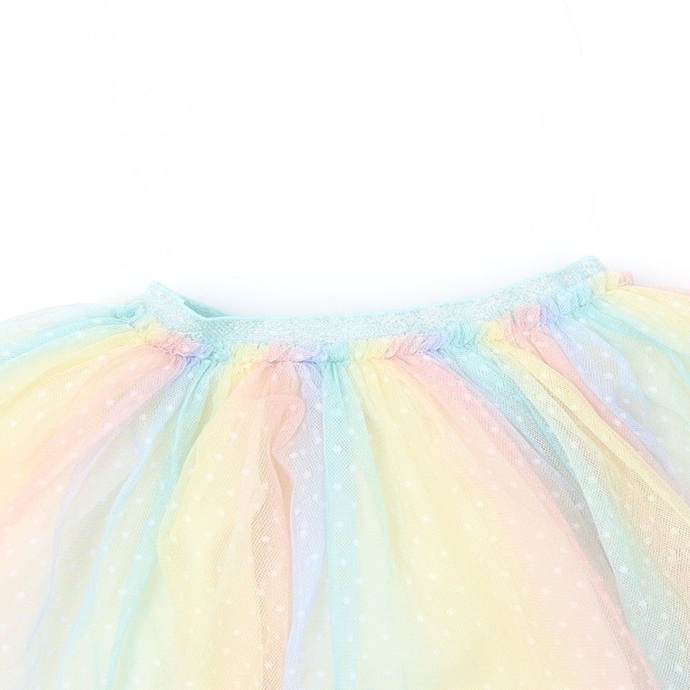 NEXT Girls Multicoloured  Polyester Flare Skirt Size 6-9 Months