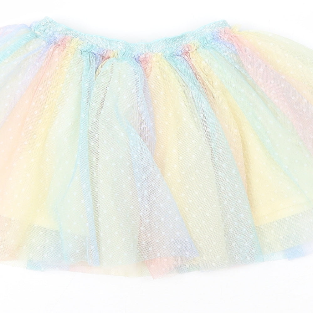 NEXT Girls Multicoloured  Polyester Flare Skirt Size 6-9 Months