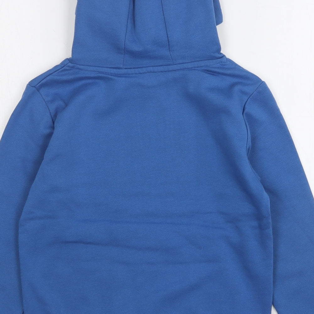 Dunnes Stores Boys Blue  Cotton Pullover Hoodie Size 7-8 Years