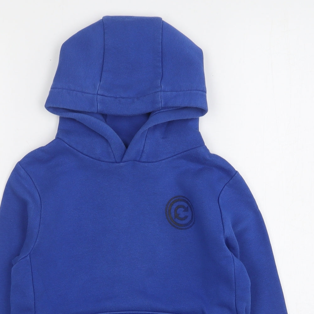 NEXT Boys Blue  Cotton Pullover Hoodie Size 7 Years