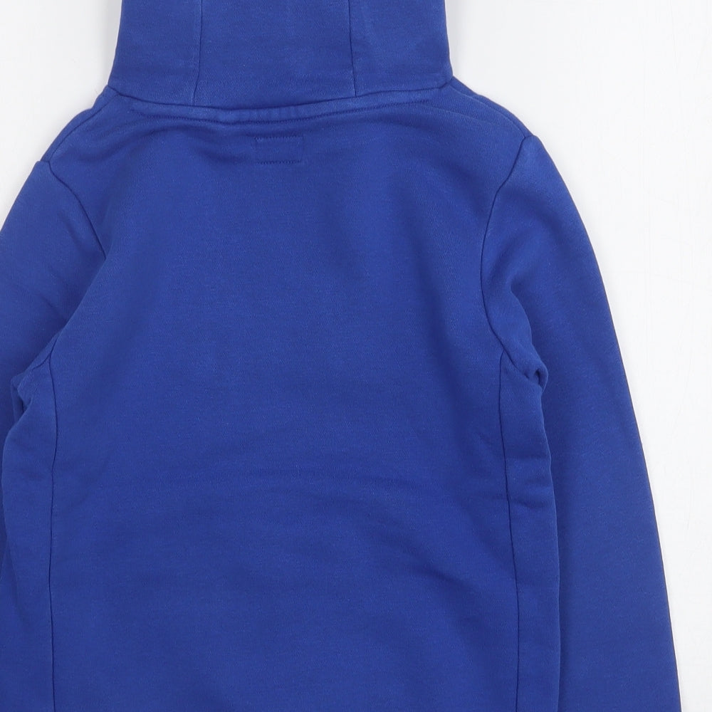 NEXT Boys Blue  Cotton Pullover Hoodie Size 7 Years
