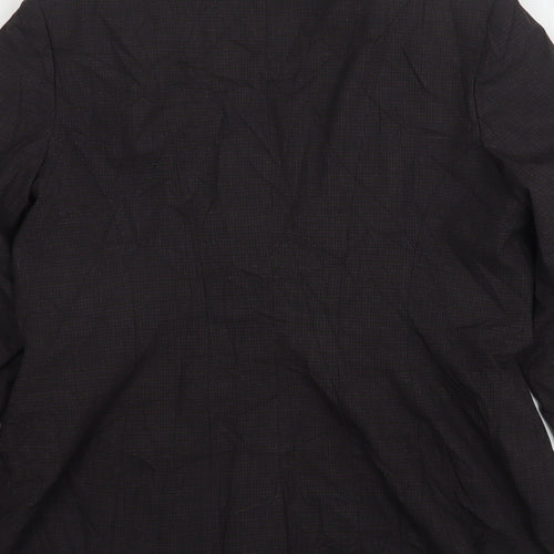 NEXT Womens Multicoloured Check Polyester Jacket Suit Jacket Size 16