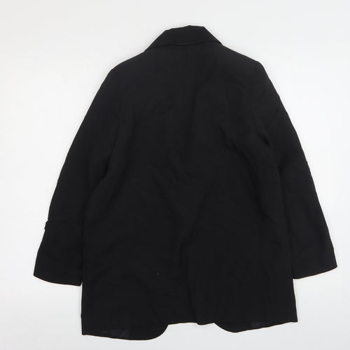Dorothy Perkins Womens Black  Polyester Jacket Blazer Size 12