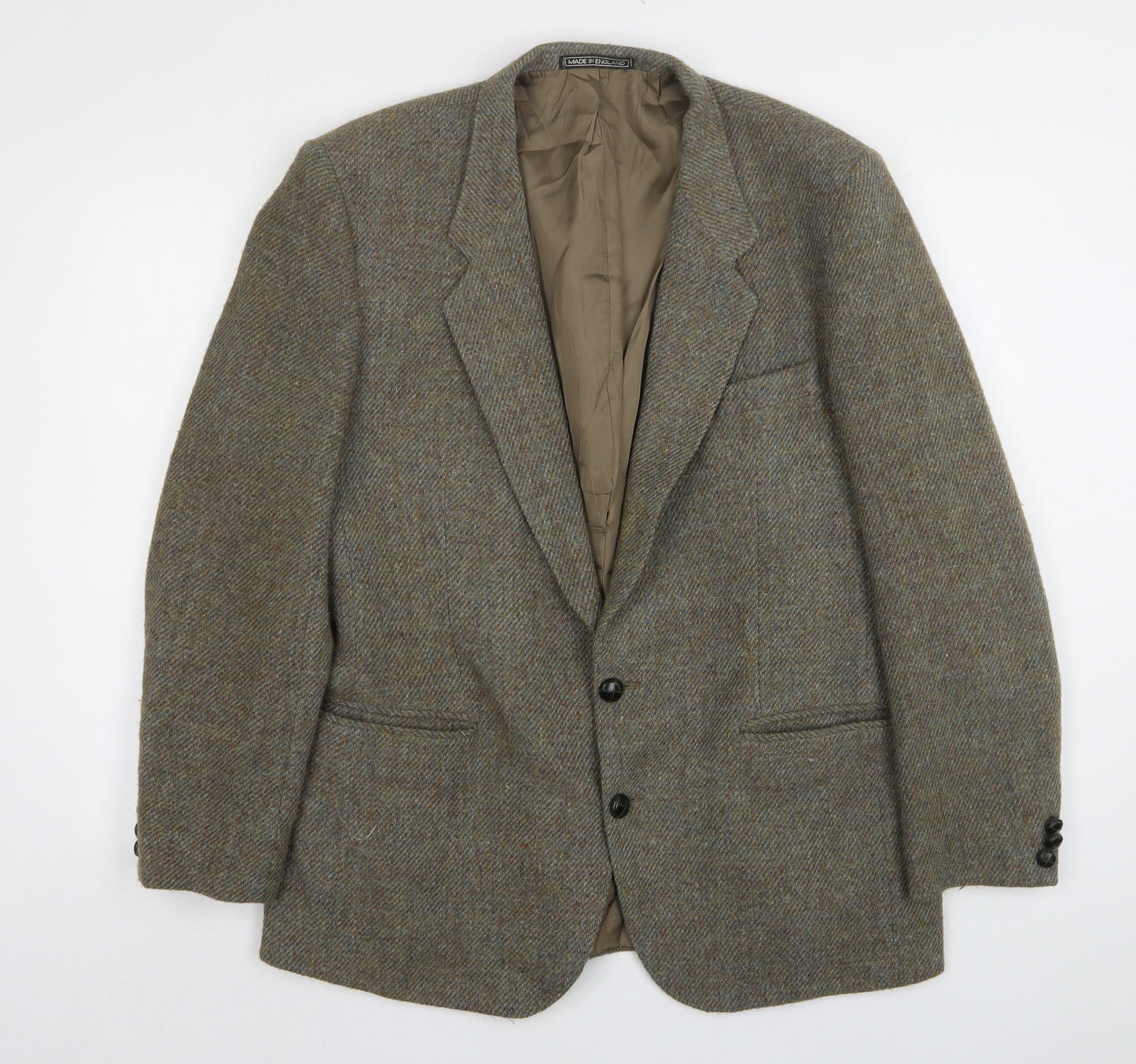 Havvis Tweed  Mens Brown  Wool Jacket Suit Jacket Size 42