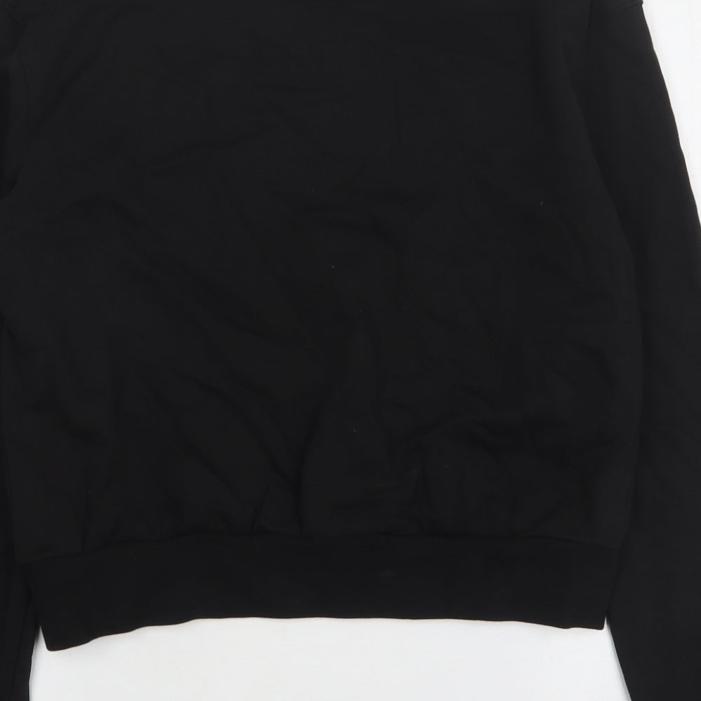 Calvin Klein Womens Black  Cotton Pullover Sweatshirt Size M