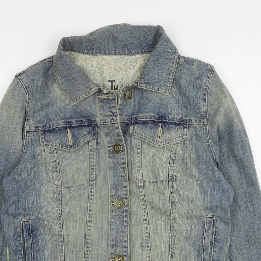 TU Womens Blue   Jacket  Size 14