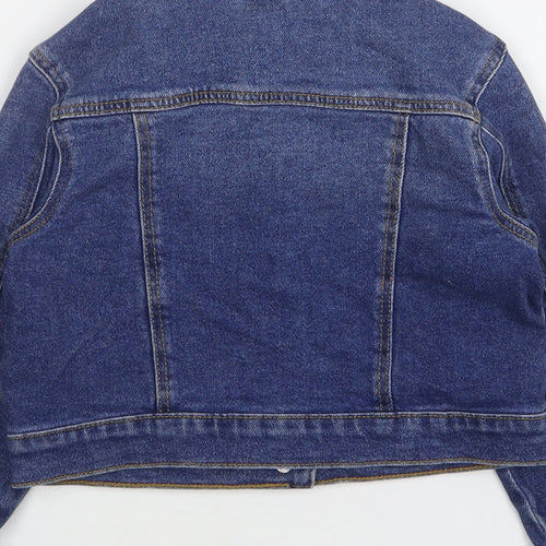 Denim & Co. Girls Blue   Jacket  Size 4-5 Years
