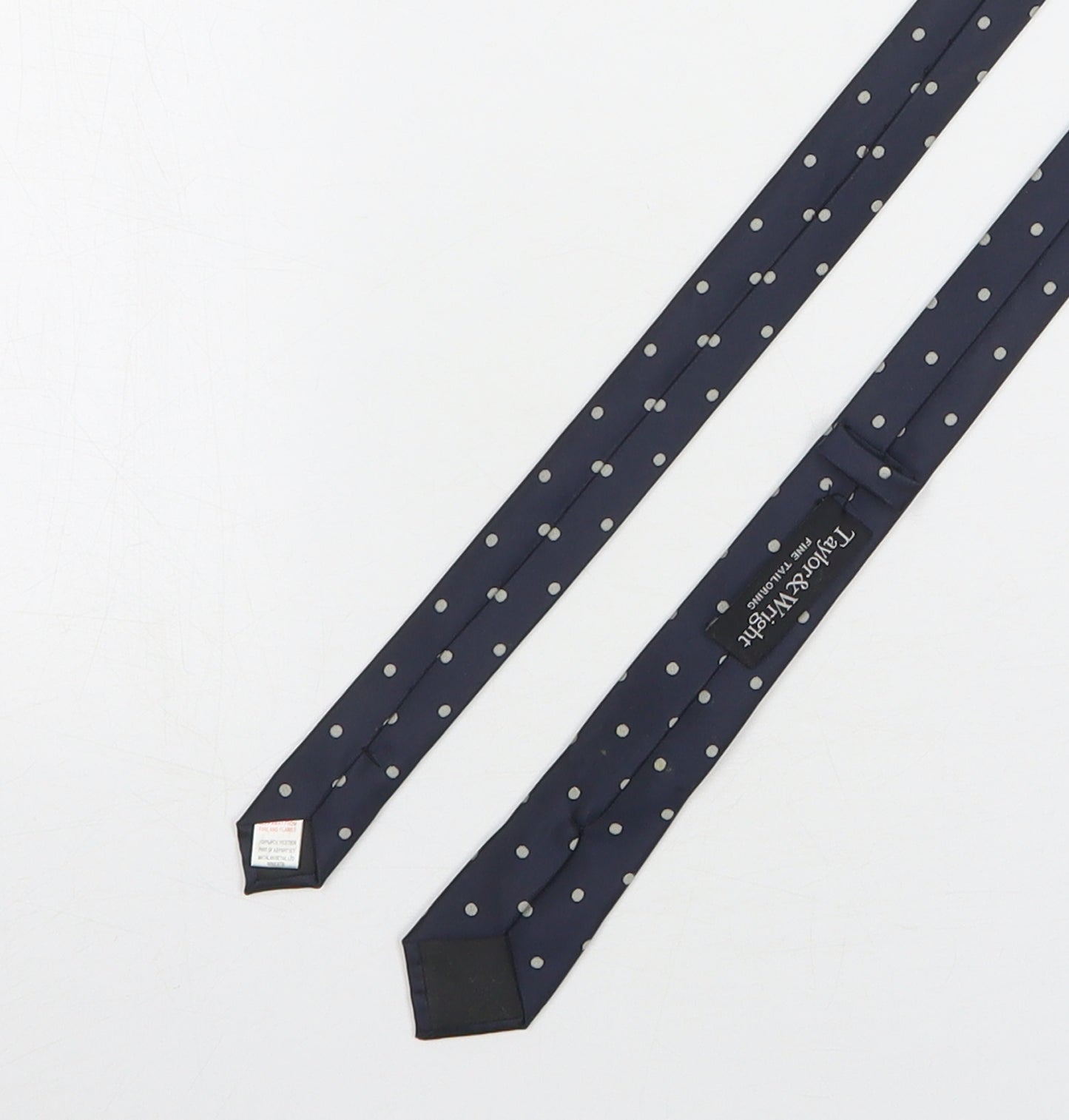 Taylor & Wright Mens Pink Polka Dot Polyester Pointed Tie One Size