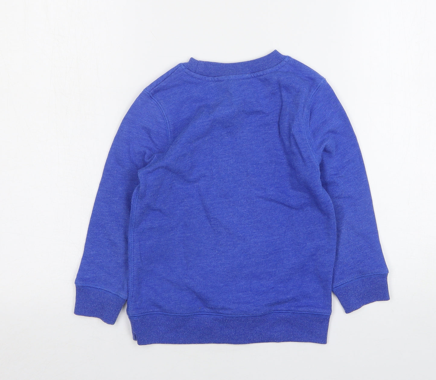 George Boys Blue  Cotton Pullover Sweatshirt Size 3-4 Years