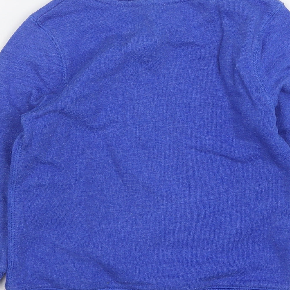 George Boys Blue  Cotton Pullover Sweatshirt Size 3-4 Years