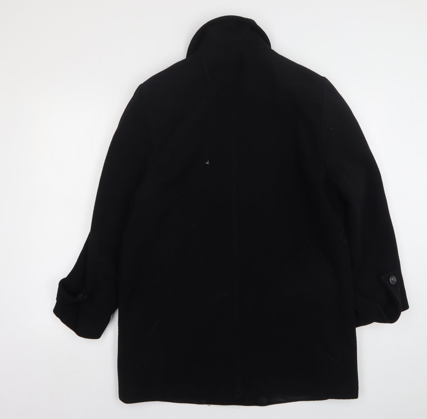 Preworn Womens Black   Pea Coat Coat Size 14