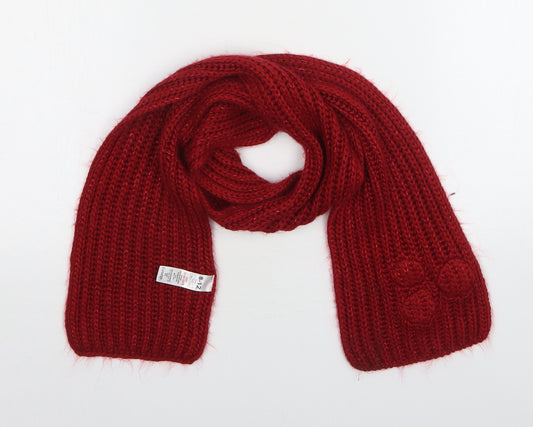 George Girls Red  Acrylic Scarf Scarves & Wraps Size Regular