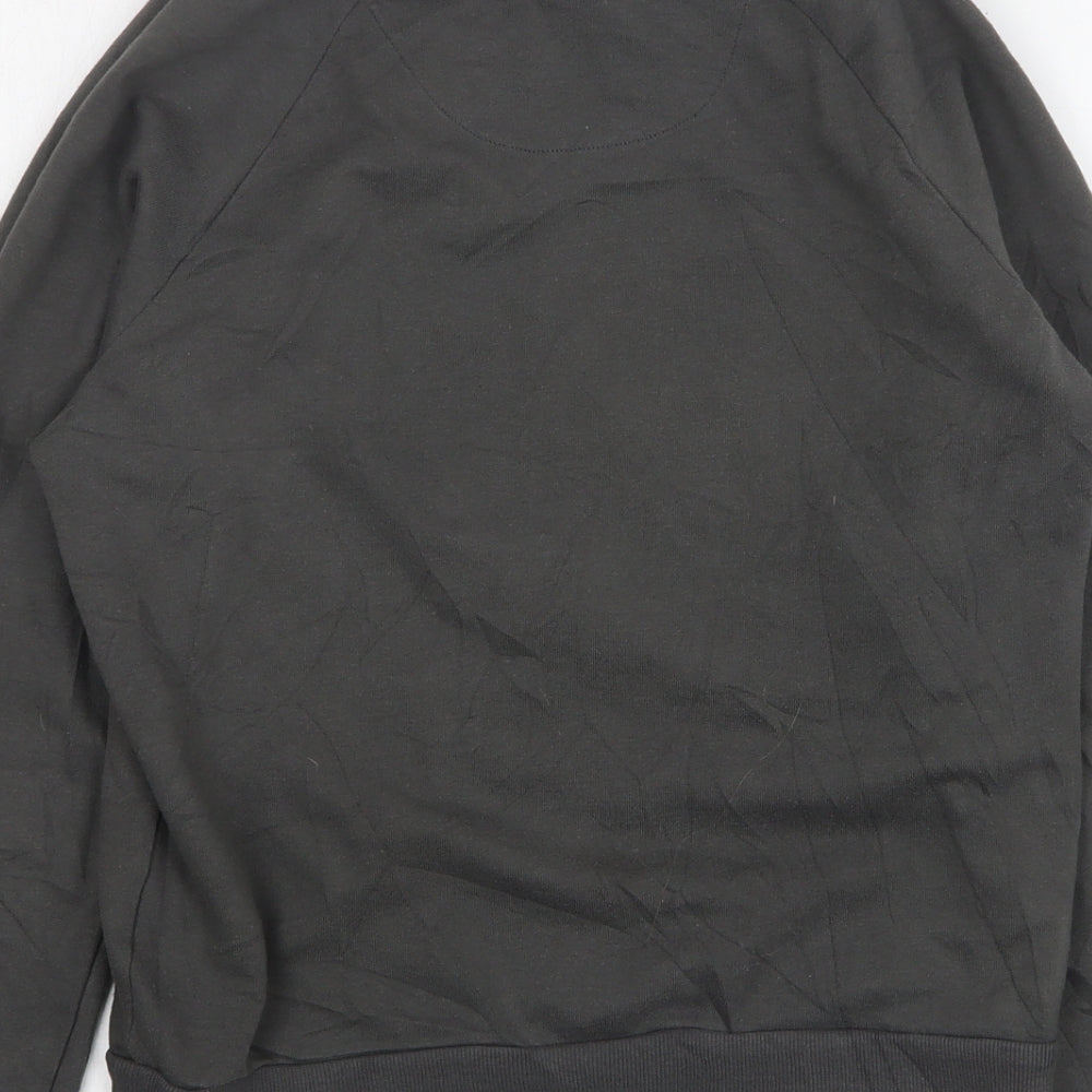 H&M Womens Grey  Cotton Pullover Sweatshirt Size S   - The Rolling Stones