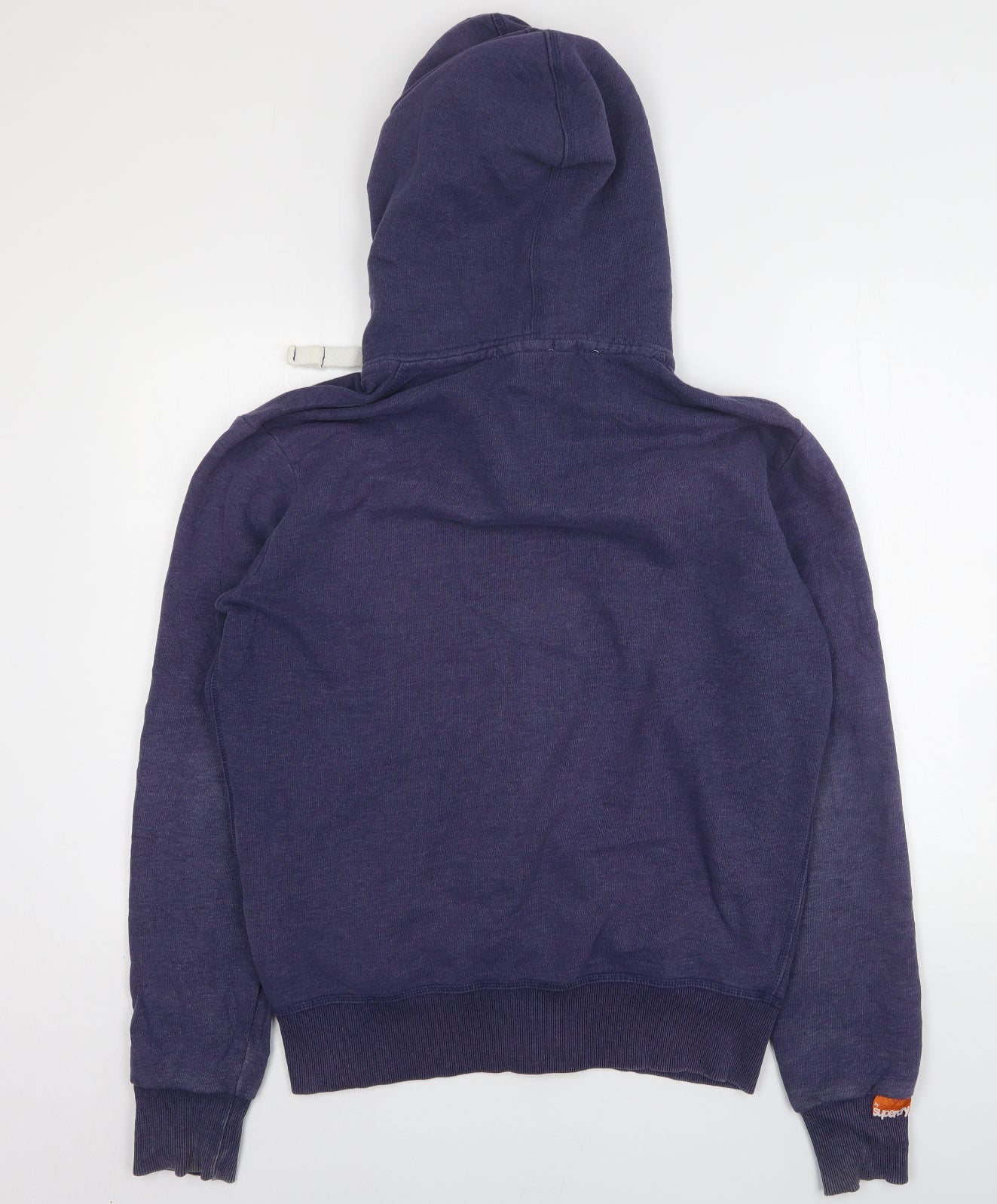 Superdry Womens Blue  Cotton Full Zip Hoodie Size L