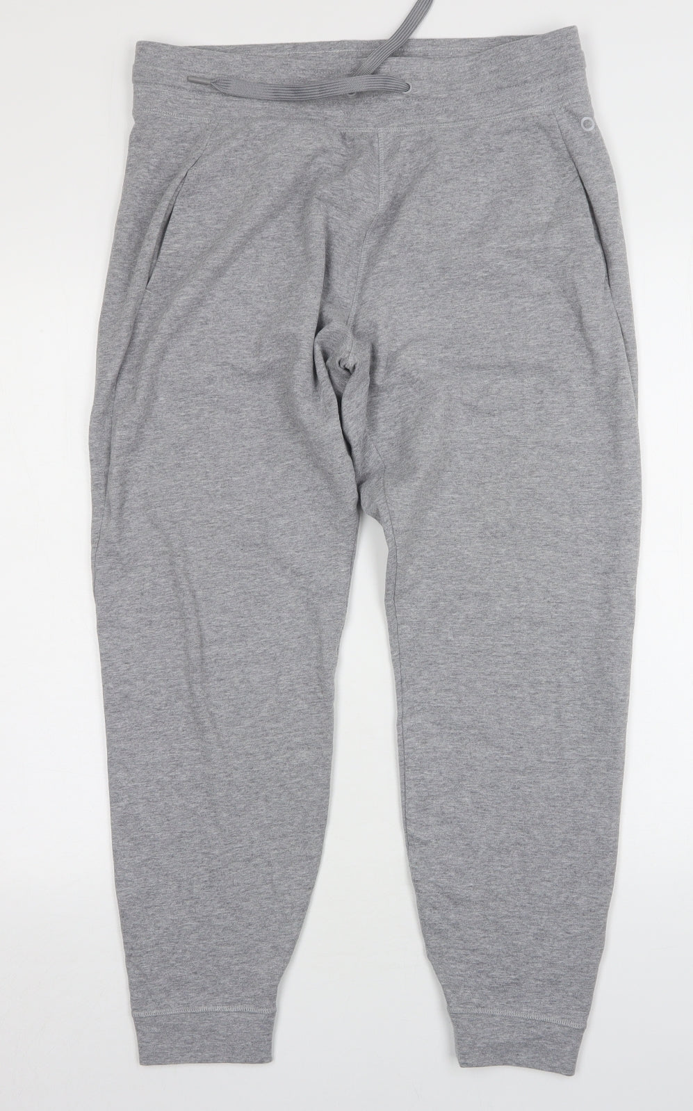 Marks and Spencer Womens Grey  Cotton Sweatpants Trousers Size 14 L29 in Regular