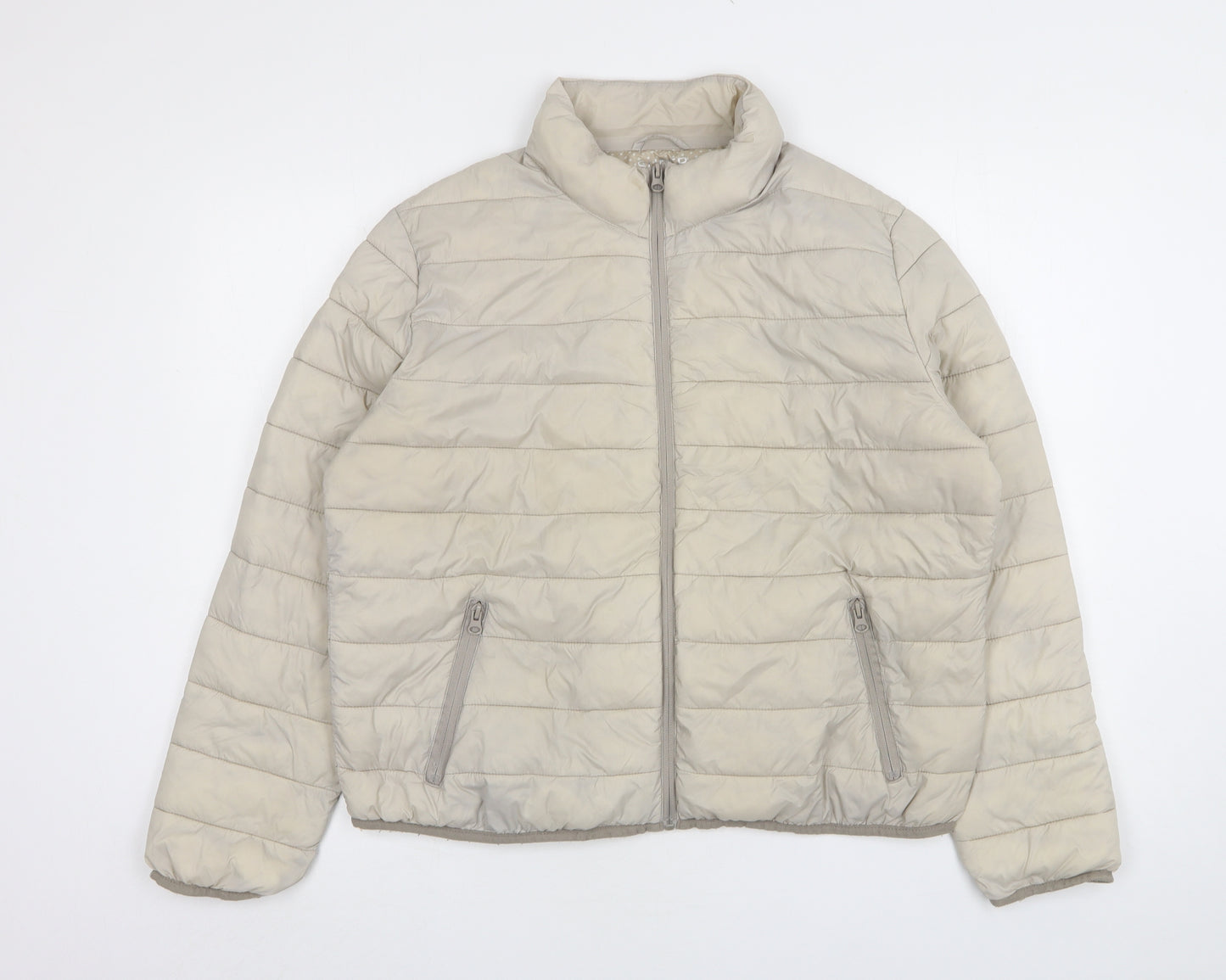 F&F Womens Beige   Puffer Jacket Jacket Size 18