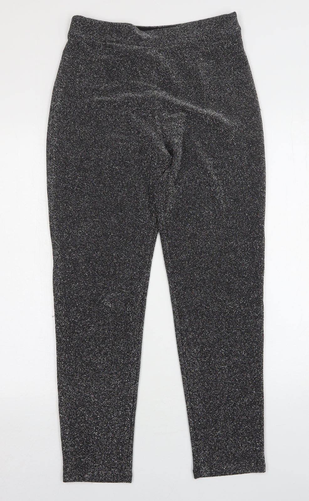 H&M Womens Grey  Polyester Trousers  Size S L29 in Regular