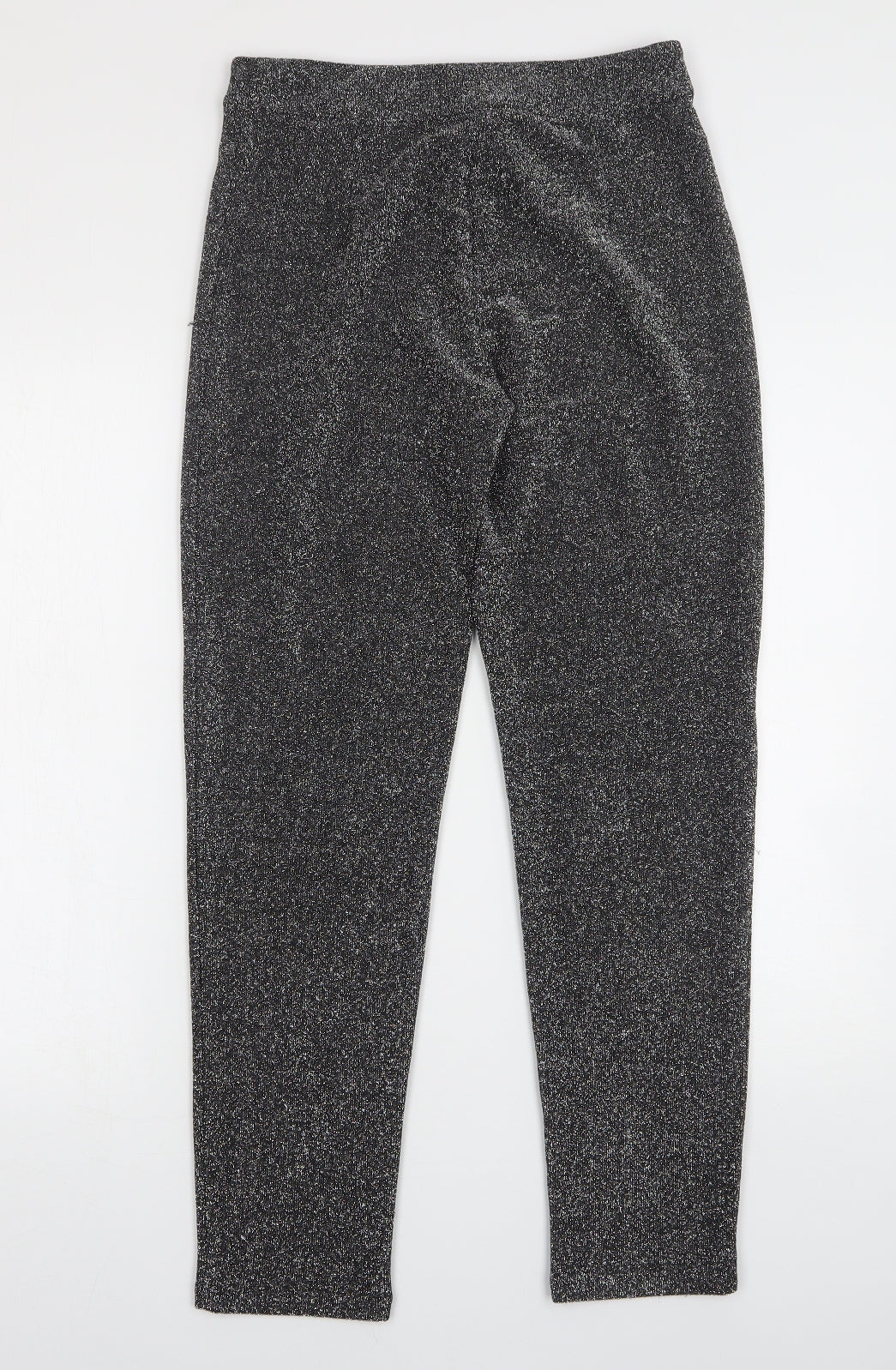 H&M Womens Grey  Polyester Trousers  Size S L29 in Regular
