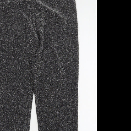 H&M Womens Grey  Polyester Trousers  Size S L29 in Regular