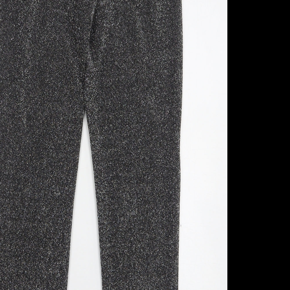 H&M Womens Grey  Polyester Trousers  Size S L29 in Regular