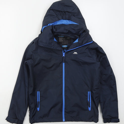 Trespass Boys Blue   Basic Coat Coat Size 11-12 Years  Zip
