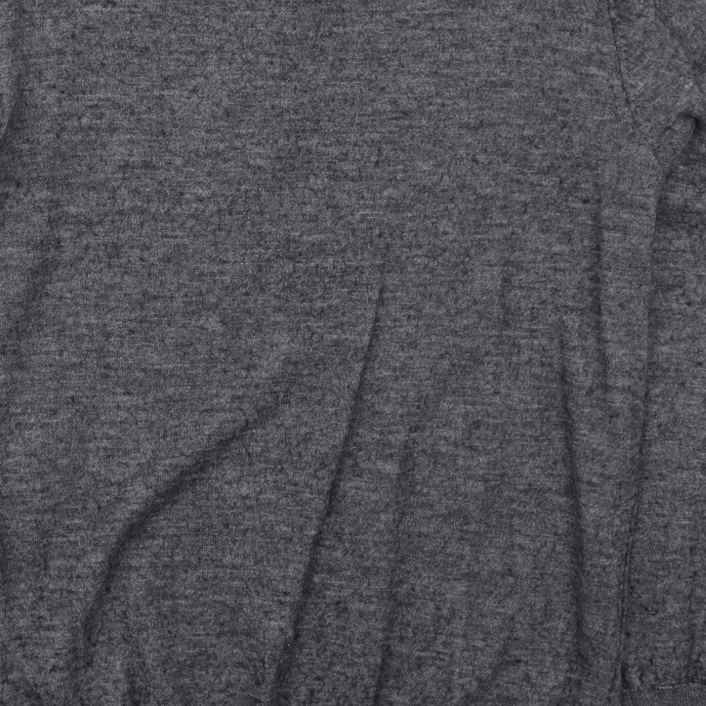 Dunnes Mens Grey Crew Neck  Acrylic Pullover Jumper Size L