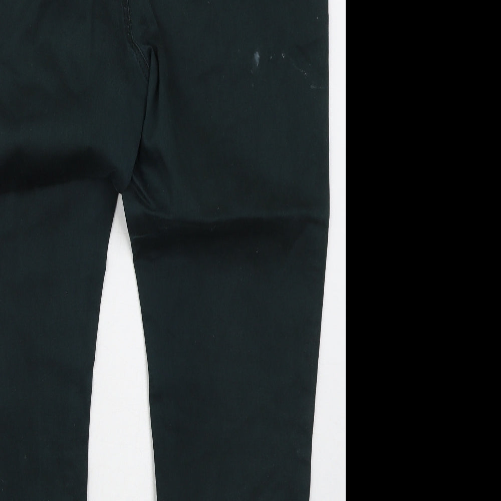 Marks and Spencer Womens Green  Cotton Jegging Jeans Size 18 L26 in Regular