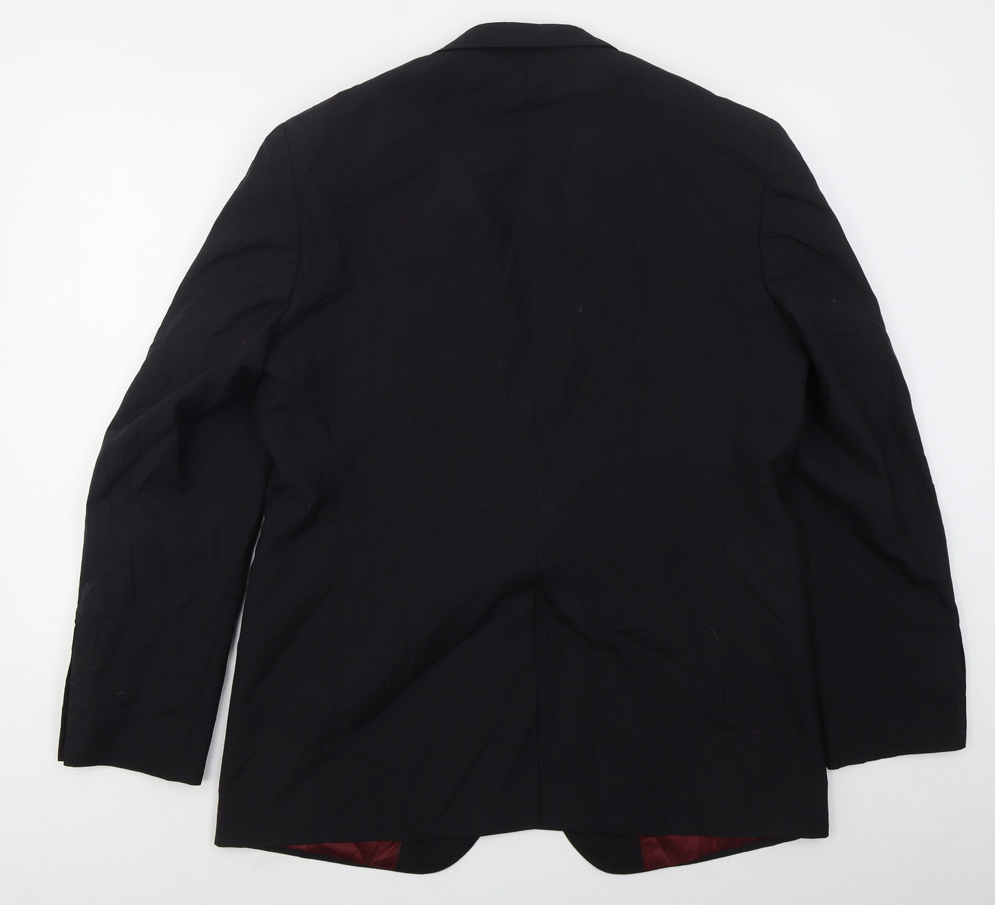 Marks and Spencer Mens Black  Polyester Jacket Suit Jacket Size 44