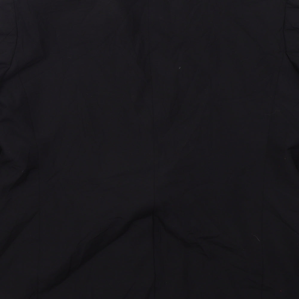 Marks and Spencer Mens Black  Polyester Jacket Suit Jacket Size 44
