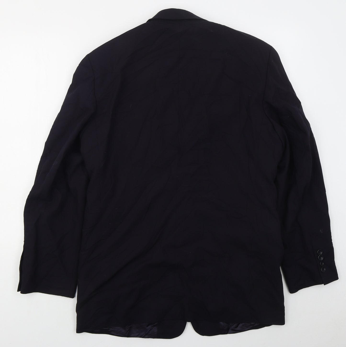 Van Gils Mens Purple  Wool Jacket Suit Jacket Size 40