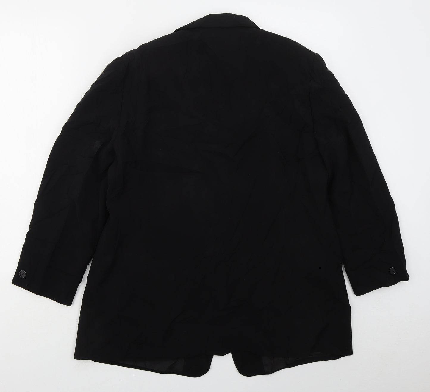 Gerry Weber Womens Black  Polyester Jacket Suit Jacket Size 18