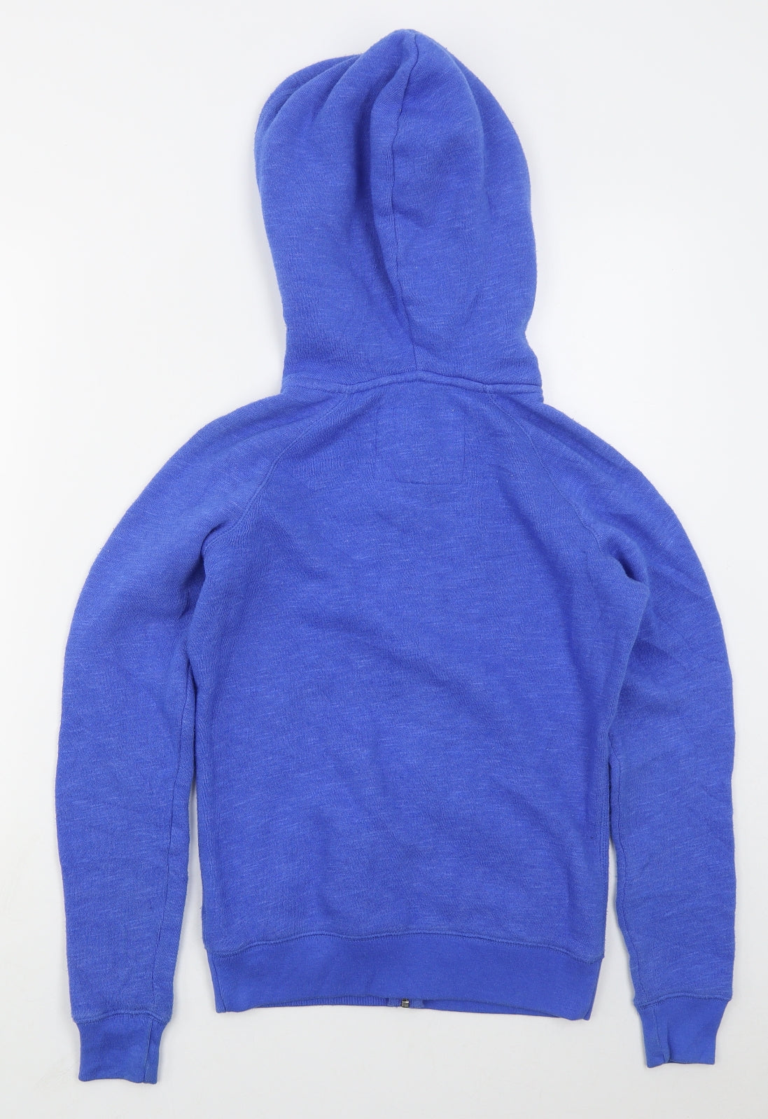 Jack Wills Womens Blue  Polyester Full Zip Hoodie Size 6  Zip