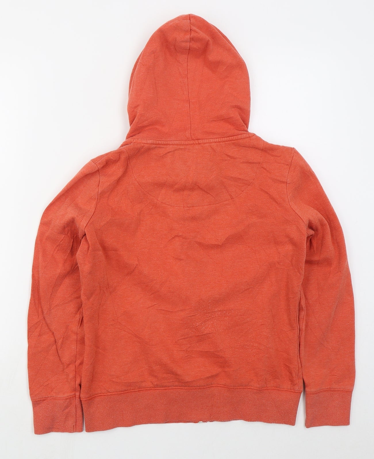 TU Womens Red  Polyester Full Zip Hoodie Size 10  Zip