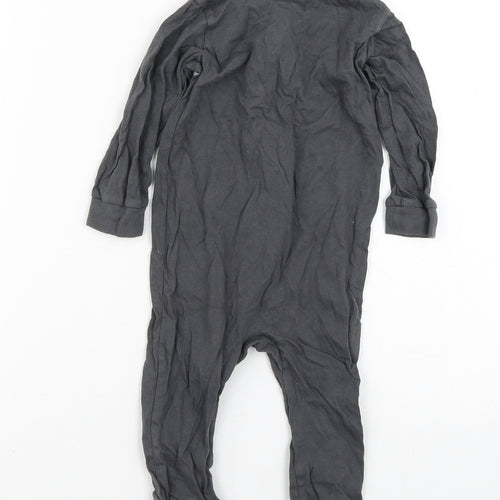 H&M Baby Grey  Cotton Romper One-Piece Size 9-12 Months