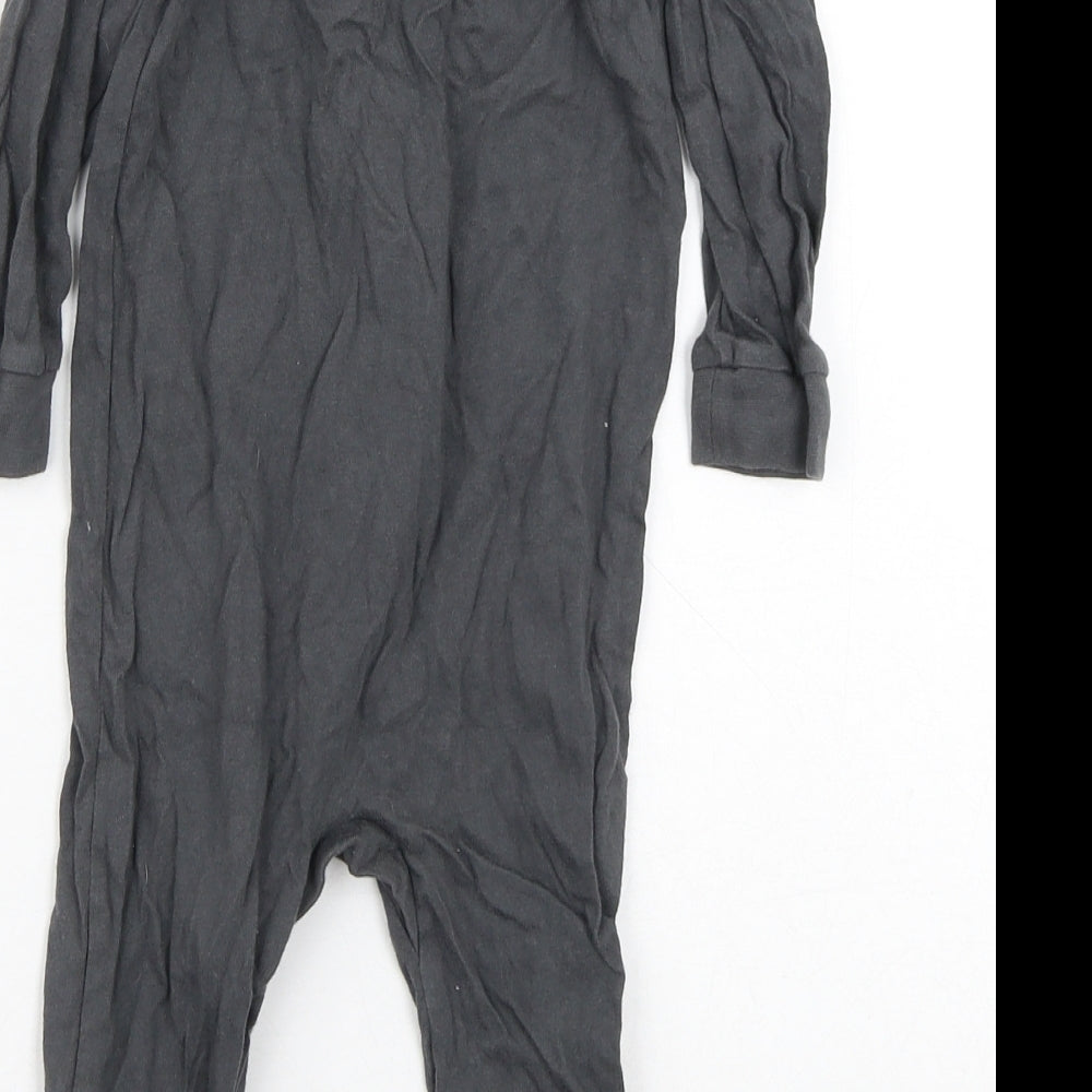 H&M Baby Grey  Cotton Romper One-Piece Size 9-12 Months
