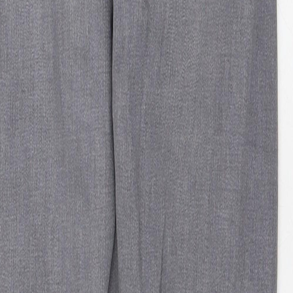 Marks and Spencer Womens Grey  Cotton Straight Jeans Size 8 L28 in Regular