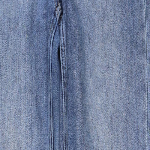 NEXT Womens Blue  Cotton Straight Jeans Size 8 L29 in Slim