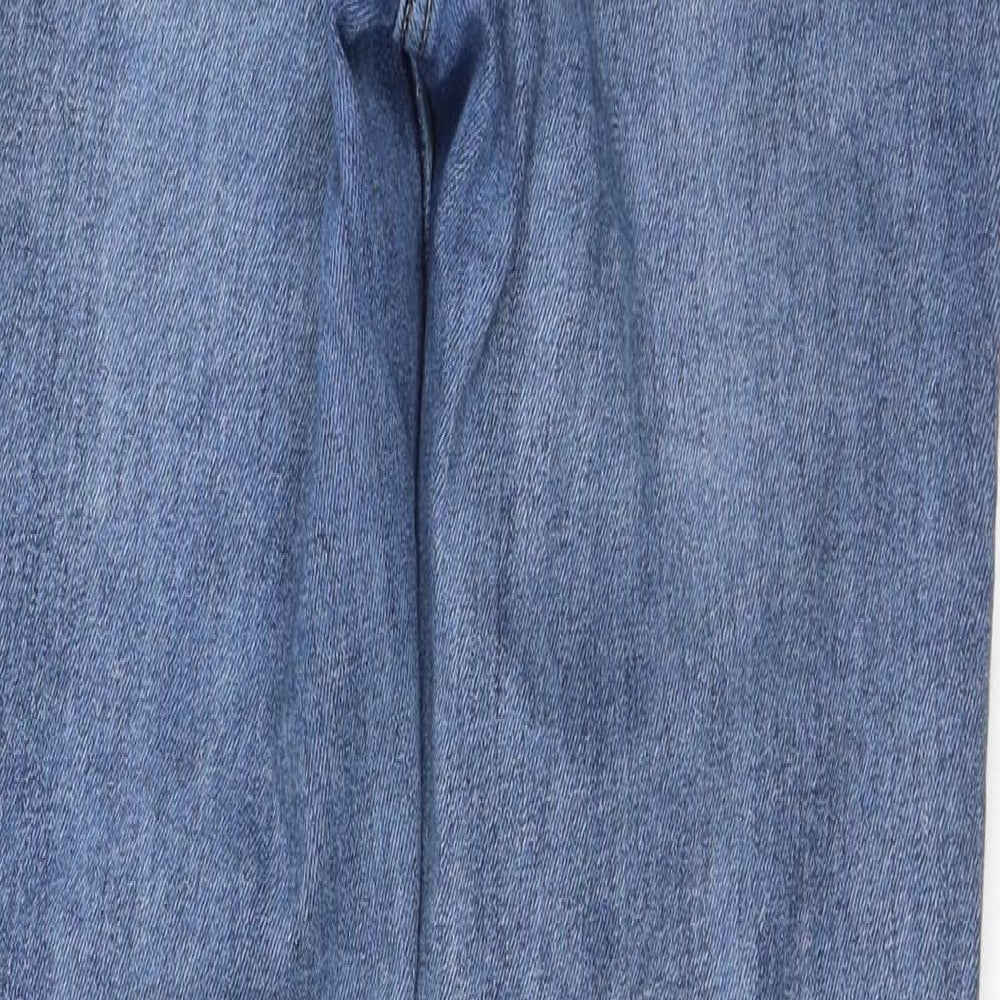 NEXT Womens Blue  Cotton Straight Jeans Size 8 L29 in Slim