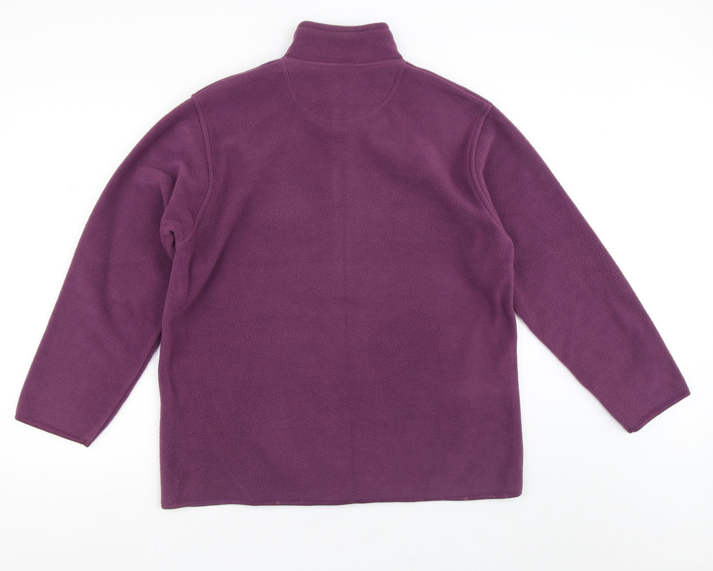 EWM Womens Purple  Polyester Pullover Sweatshirt Size 14